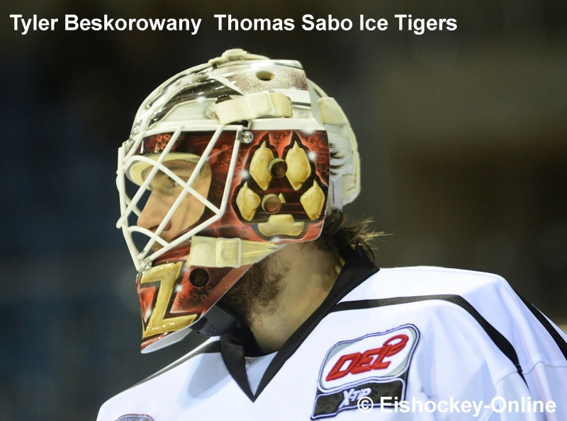 #34 Tyler Beskorowany (CAN) Thomas Sabo Ice Tigers Nürnberg