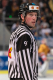 Linesman Tobias Schwenk im Viertelfinal-Rückspiel der Champions Hockey League zwischen dem EHC Red Bull München und Djurgarden IF Stockholm (Schweden) am 10.12.2019.