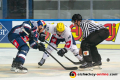 Derek Roy (EHC Red Bull Muenchen) und Marco Mueller (HC Ambri-Piotta) beim Bully im Gruppenspiel der Champions Hockey League zwischen dem EHC Red Bull München und dem HC Ambri-Piotta (Schweiz) am 29.08.2019.