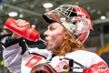 Linus Gidbark (Torwart, Malmoe Redhawks) im Gruppenspiel im Rahmen der Champions Hockey League zwischen dem EHC Red Bull München und den Malmö Redhawks (Schweden) am 09.10.2018.