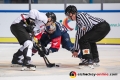 Bully zwischen Konstantin Komarek (Malmoe Redhawks) und Maximilian Kastner (EHC Red Bull Muenchen) im Gruppenspiel im Rahmen der Champions Hockey League zwischen dem EHC Red Bull München und den Malmö Redhawks (Schweden) am 09.10.2018.