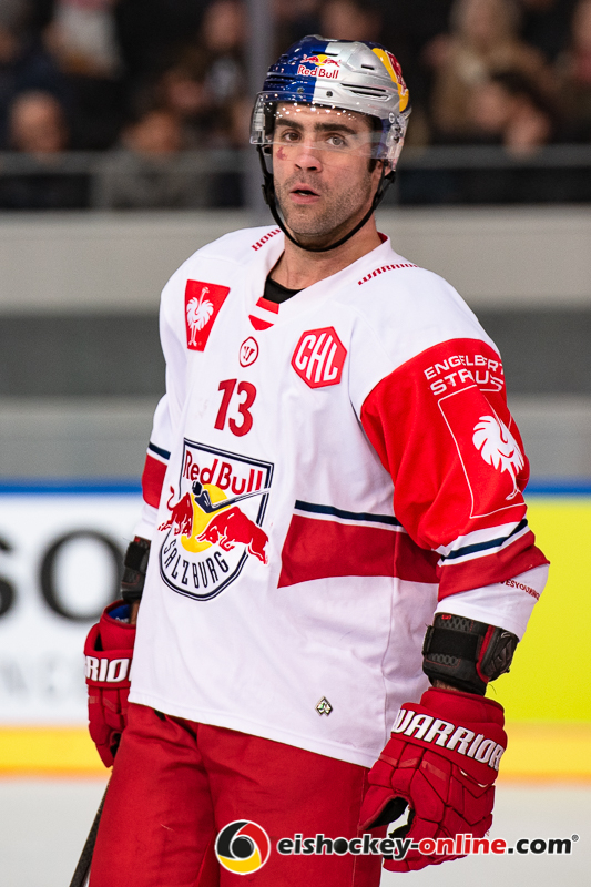 Michael Schiechl (EC Red Bull Salzburg) im Halbfinal-Hinspiel der Champions Hockey League zwischen dem EHC Red Bull München und dem EC Red Bull Salzburg (Österreich) am 08.01.2019.