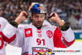 Dominique Heinrich (EC Red Bull Salzburg) im Halbfinal-Hinspiel der Champions Hockey League zwischen dem EHC Red Bull München und dem EC Red Bull Salzburg (Österreich) am 08.01.2019.
