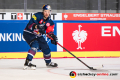 Patrick Hager (EHC Red Bull Muenchen) im Halbfinal-Hinspiel der Champions Hockey League zwischen dem EHC Red Bull München und dem EC Red Bull Salzburg (Österreich) am 08.01.2019.