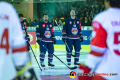 Es geht bald los für Yannic Seidenberg (EHC Red Bull Muenchen) und Matt Stajan (EHC Red Bull Muenchen) beim Halbfinal-Rückspiel der Champions Hockey League zwischen dem EC Red Bull Salzburg (Österreich) und dem EHC Red Bull München am 16.01.2019.