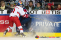 Alexander Rauchenwald (EC Red Bull Salzburg) im Zweikampf mit Justin Shugg (EHC Red Bull Muenchen) im Halbfinal-Rückspiel der Champions Hockey League zwischen dem EC Red Bull Salzburg (Österreich) und dem EHC Red Bull München am 16.01.2019.