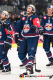 Konrad Abeltshauser (EHC Red Bull Muenchen) beim Humbatänzchen nach dem Halbfinal-Rückspiel der Champions Hockey League zwischen dem EC Red Bull Salzburg (Österreich) und dem EHC Red Bull München am 16.01.2019.