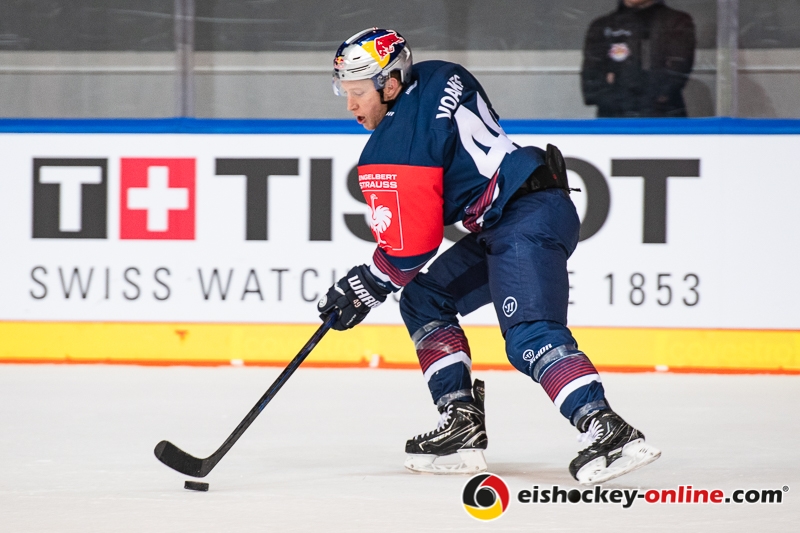 Mark Voakes (EHC Red Bull Muenchen) im Viertelfinal-Hinspiel der Champions Hockey League zwischen dem EHC Red Bull München und den Malmö Redhawks (Schweden) am 04.12.2018.