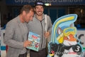 Markus Othmer und Felix Neureuther bei der Pressekonferenz zur Buchvorstellung von Ixi und die coolen Huskys von Autor Felix Neureuther am 17.09.2018 im Olympiaeisstadion in München.Foto: Heike Feiner/Eibner Pressefoto