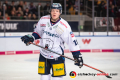 Jonas Mueller (Eisbaeren Berlin) in der 1. Viertelfinalbegegnung in den Playoffs der Deutschen Eishockey Liga zwischen dem EHC Red Bull München und den Eisbären Berlin am 13.03.2019.