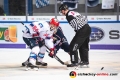 Andrew Desjardins (Adler Mannheim) beim Bully mit John Mitchell (EHC Red Bull Muenchen) in der Hauptrundenbegegnung der Deutschen Eishockey Liga zwischen dem EHC Red Bull München und den Adler Mannheim am 09.12.2018.