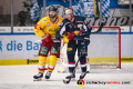 Kevin Marshall (Duesseldorfer EG) und Michael Wolf (EHC Red Bull Muenchen) in der Hauptrundenbegegnung der Deutschen Eishockey Liga zwischen dem EHC Red Bull München und der Düsseldorfer EG am 03.02.2019.