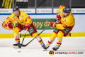 Ryan McKiernan (Duesseldorfer EG) und Braden Pimm (Duesseldorfer EG) in der Hauptrundenbegegnung der Deutschen Eishockey Liga zwischen dem EHC Red Bull München und der Düsseldorfer EG am 03.02.2019.