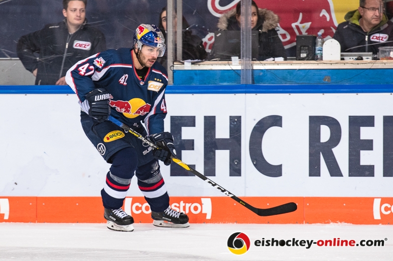 Yasin Ehliz (EHC Red Bull Muenchen) in der Hauptrundenbegegnung der Deutschen Eishockey Liga zwischen dem EHC Red Bull München und den Kölner Haien am 14.12.2018.