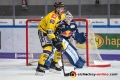 Philip Riefers (Krefeld Pinguine) vor Danny aus den Birken (Torwart, EHC Red Bull Muenchen) in der Hauptrundenbegegnung der Deutschen Eishockey Liga zwischen dem EHC Red Bull München und den Krefeld Pinguinen am 28.11.2018.