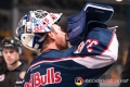 Danny aus den Birken (Torwart, EHC Red Bull Muenchen) in der Hauptrundenbegegnung der Deutschen Eishockey Liga zwischen dem EHC Red Bull München und den Krefeld Pinguinen am 28.11.2018.