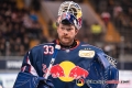 Danny aus den Birken (Torwart, EHC Red Bull Muenchen) in der Hauptrundenbegegnung der Deutschen Eishockey Liga zwischen dem EHC Red Bull München und den Krefeld Pinguinen am 28.11.2018.