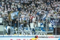 Die Münchner Nordkurve erstrahlte in Weiß in der Hauptrundenbegegnung der Deutschen Eishockey Liga zwischen dem EHC Red Bull München und den Adler Mannheim am 21.12.2018.