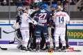 Unstimmigkeiten vor dem Mannheimer Tor in der Hauptrundenbegegnung der Deutschen Eishockey Liga zwischen dem EHC Red Bull München und den Adler Mannheim am 21.12.2018.