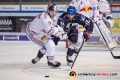 Matt Stajan (EHC Red Bull Muenchen) gegen Markus Eisenschmid (Adler Mannheim) in der Hauptrundenbegegnung der Deutschen Eishockey Liga zwischen dem EHC Red Bull München und den Adler Mannheim am 21.12.2018.