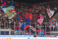 Jubel beim Nürnberger Anhang über den 1:2-Anschlusstreffer in der Hauptrundenbegegnung der Deutschen Eishockey Liga zwischen dem EHC Red Bull München und den Thomas Sabo ice Tigers am 02.01.2019.