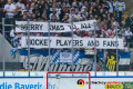 Transparent in der Muenchner Nordkurve in der Hauptrundenbegegnung der Deutschen Eishockey Liga zwischen dem EHC Red Bull München und den Augsburger Panthern am 20.12.2019.