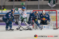 Yasin Ehliz (EHC Red Bull Muenchen), Matt Fraser (Augsburger Panther) und Daryl Boyle (EHC Red Bull Muenchen) vor dem Tor von Daniel Fiessinger (Torwart, EHC Red Bull Muenchen) in der Hauptrundenbegegnung der Deutschen Eishockey Liga zwischen dem EHC Red Bull München und den Augsburger Panthern am 20.12.2019.