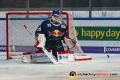 Kevin Reich (Torwart, EHC Red Bull Muenchen) bei der Abwehr eines Schusses in der Hauptrundenbegegnung der Deutschen Eishockey Liga zwischen dem EHC Red Bull München und den Eisbären Berlin am 24.01.2020.