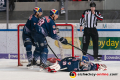 Daryl Boyle (EHC Red Bull Muenchen), Frank Mauer (EHC Red Bull Muenchen) und Kevin Reich (Torwart, EHC Red Bull Muenchen) in der Hauptrundenbegegnung der Deutschen Eishockey Liga zwischen dem EHC Red Bull München und den Eisbären Berlin am 24.01.2020.