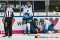 Wojciech Stachowiak (ERC Ingolstadt Panther) hatte sich bei einem Foul verletzt in der Hauptrundenbegegnung der Deutschen Eishockey Liga zwischen dem EHC Red Bull München und den Ingolstadt Panthern am 21.02.2020.