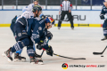 Maury Edwards (ERC Ingolstadt Panther) und Philip Gogulla (EHC Red Bull Muenchen) auf der Jagd nach dem Puck in der Hauptrundenbegegnung der Deutschen Eishockey Liga zwischen dem EHC Red Bull München und dem ERC Ingolstadt am 26.12.2019.