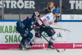 Nicolas Kraemmer (Adler Mannheim) verfolgt von Maximilian Kastner (EHC Red Bull Muenchen) in der Hauptrundenbegegnung der Deutschen Eishockey Liga zwischen dem EHC Red Bull München und den Adler Mannheim am 08.12.2019.