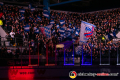 Die Straubinger Fankurve vor Beginn der Hauptrundenbegegnung der Deutschen Eishockey Liga zwischen dem EHC Red Bull München und den Straubing Tigers am 06.03.2020.
