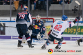 Chad Kolarik (Adler Mannheim) bejubelt den Treffer von Markus Eisenschmid (Adler Mannheim) zum 0:2 gegen John Mitchell (EHC Red Bull Muenchen) und Danny aus den Birken (Torwart, EHC Red Bull Muenchen) in der 2. Finalbegegnung in den Playoffs der Deutschen Eishockey Liga zwischen dem EHC Red Bull München und den Adler Mannheim am 20.04.2019.