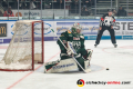 Olivier Roy (Torwart, Augsburger Panther) in der 2. Halbfinalbegegnung in den Playoffs der Deutschen Eishockey Liga zwischen den Augsburger Panthern und dem EHC Red Bull München am 05.04.2019.