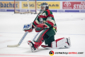 Markus Keller (Torwart, Augsburger Panther) beim Warmup in der 2. Halbfinalbegegnung in den Playoffs der Deutschen Eishockey Liga zwischen den Augsburger Panthern und dem EHC Red Bull München am 05.04.2019.