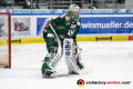 Olivier Roy (Torwart, Augsburger Panther) in der 2. Halbfinalbegegnung in den Playoffs der Deutschen Eishockey Liga zwischen den Augsburger Panthern und dem EHC Red Bull München am 05.04.2019.