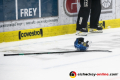 Die Ausrüstung von Henry Haase (Augsburger Panther) in der 2. Halbfinalbegegnung in den Playoffs der Deutschen Eishockey Liga zwischen den Augsburger Panthern und dem EHC Red Bull München am 05.04.2019.