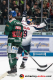 John Mitchell (EHC Red Bull Muenchen) dreht hier jubelnd ab hinter Adam Payerl (Augsburger Panther) nach seinem Treffer zum 3:3-Ausgleich in der 2. Halbfinalbegegnung in den Playoffs der Deutschen Eishockey Liga zwischen den Augsburger Panthern und dem EHC Red Bull München am 05.04.2019.