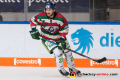 David Stieler (Augsburger Panther) beim Warmup in der 3. Halbfinalbegegnung in den Playoffs der Deutschen Eishockey Liga zwischen dem EHC Red Bull München und den Augsburger Panthern am 07.04.2019.