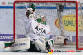 Olivier Roy (Torwart, Augsburger Panther) in der 3. Halbfinalbegegnung in den Playoffs der Deutschen Eishockey Liga zwischen dem EHC Red Bull München und den Augsburger Panthern am 07.04.2019.