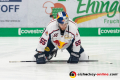 Ryan Button (EHC Red Bull Muenchen) beim Warmup in der 4. DEL-Halbfinalbegegnung der Augsburger Panther mit dem EHC Red Bull Muenchen.Foto: Heike Feiner/Eibner Pressefoto