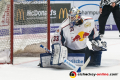 Danny aus den Birken (Torwart, EHC Red Bull Muenchen) in der 4. DEL-Halbfinalbegegnung der Augsburger Panther mit dem EHC Red Bull Muenchen.Foto: Heike Feiner/Eibner Pressefoto