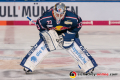 Danny aus den Birken (Torwart, EHC Red Bull Muenchen) beim Warmup in der 5. Halbfinalbegegnung in den Playoffs der Deutschen Eishockey Liga zwischen dem EHC Red Bull München und den Augsburger Panthern am 12.04.2019.