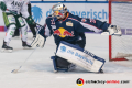 Danny aus den Birken (Torwart, EHC Red Bull Muenchen) in der 5. Halbfinalbegegnung in den Playoffs der Deutschen Eishockey Liga zwischen dem EHC Red Bull München und den Augsburger Panthern am 12.04.2019.
