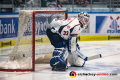 Danny aus den Birken (Torwart, EHC Red Bull Muenchen) zu Beinn der 6. DEL-Halbfinalbegegnung der Augsburger Panther mit dem EHC Red Bull Muenchen.Foto: Heike Feiner/Eibner Pressefoto