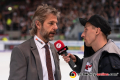 Sportmanager Duanne Moeser (Augsburger Panther) beim Interview in der 7. Halbfinalbegegnung in den Playoffs der Deutschen Eishockey Liga zwischen dem EHC Red Bull München und den Augsburger Panthern am 16.04.2019.