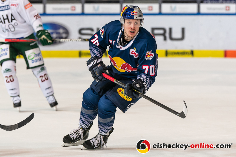 Maximilian Daubner (EHC Red Bull Muenchen) in der Hauptrundenbegegnung der Deutschen Eishockey Liga zwischen dem EHC Red Bull München und den Augsburger Panthern am 30.01.2020.