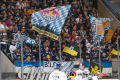 Fans in der Münchner Nordkurve in der Hauptrundenbegegnung der Deutschen Eishockey Liga zwischen dem EHC Red Bull München und den Augsburger Panthern am 30.01.2020.