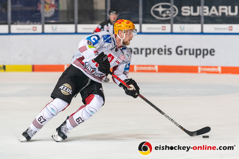 Stanislav Dietz (Fischtown Pinguins Bremerhaven) in der Hauptrundenbegegnung der Deutschen Eishockey Liga zwischen dem EHC Red Bull München und den Fischtown Pinguins Bremerhaven am 03.11.2019.